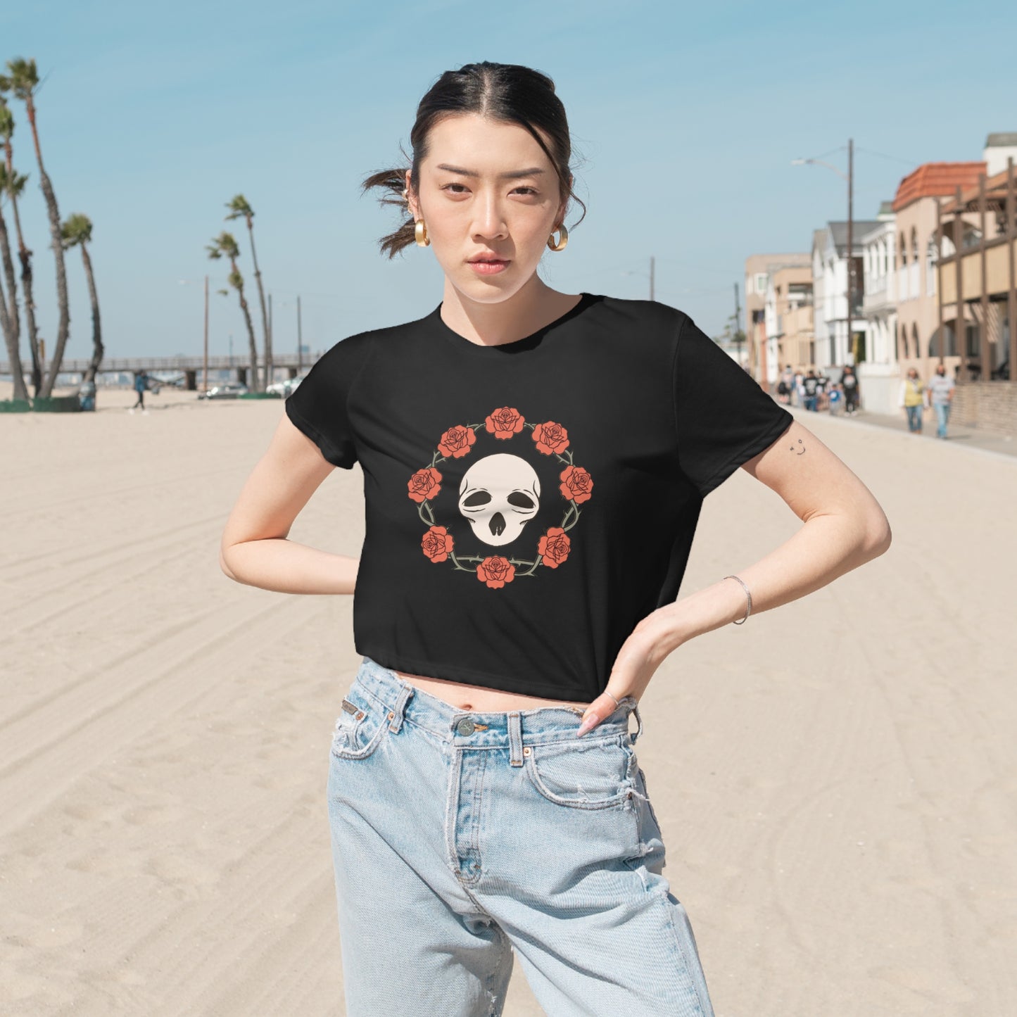 Dia de lo MRVN Cropped Tee