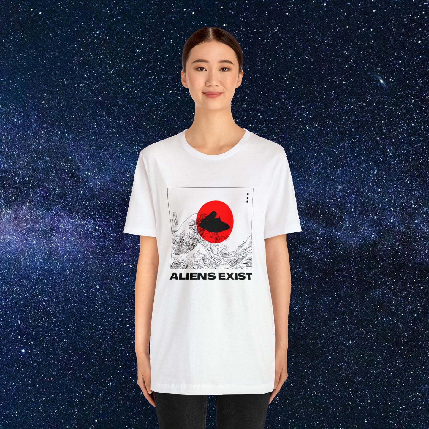 Aliens Exist in Japan t-shirt