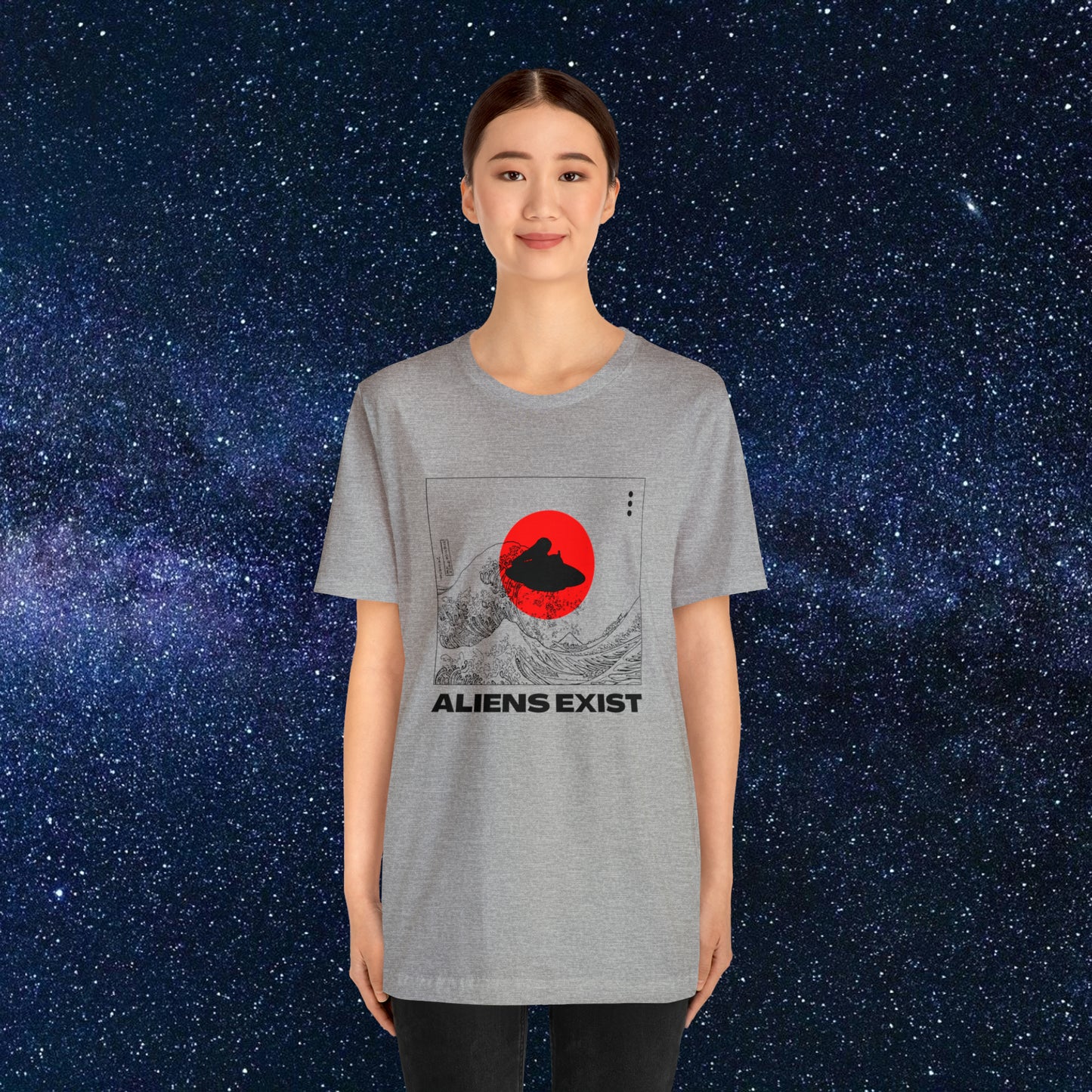 Aliens Exist in Japan t-shirt