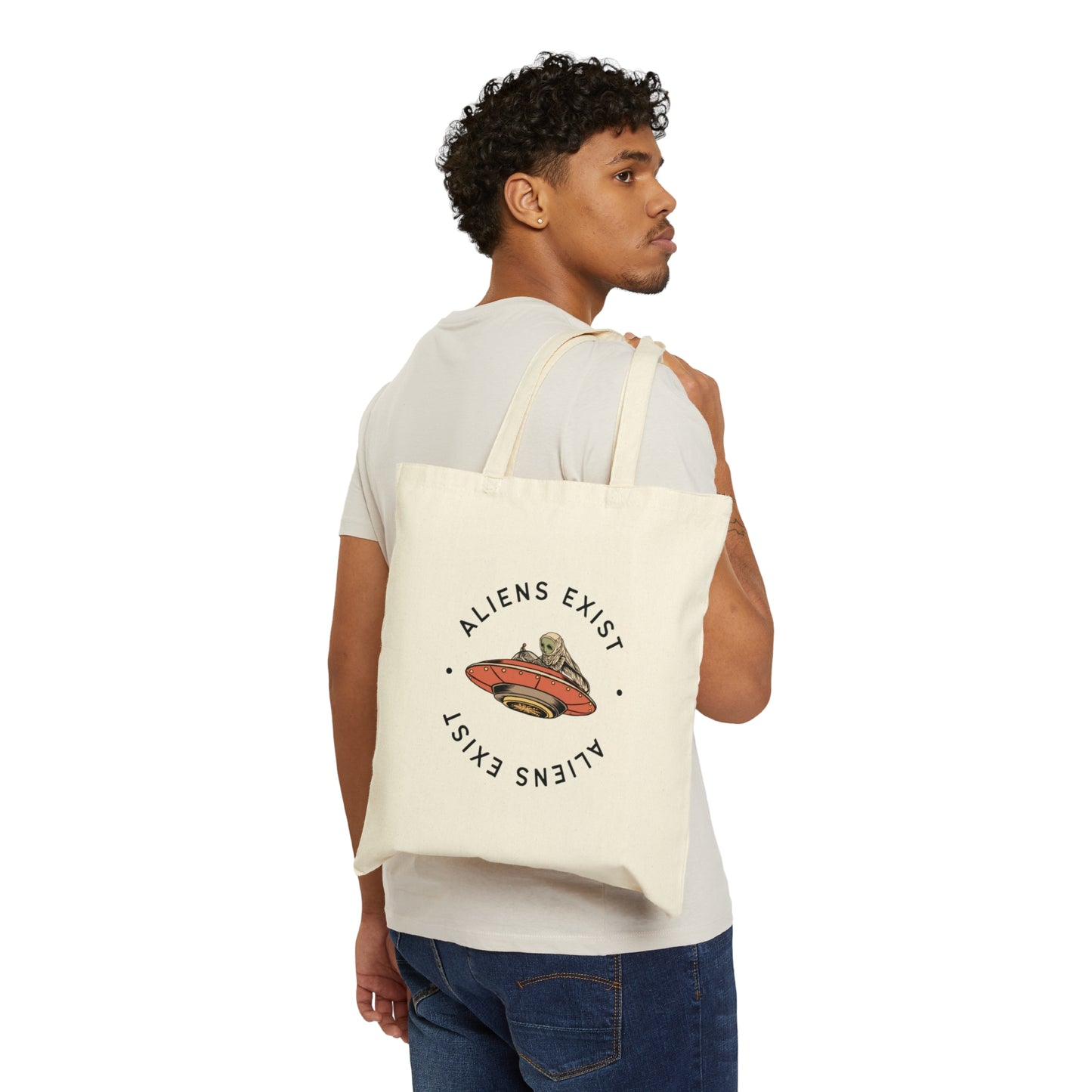 Aliens Exist Tote Bag